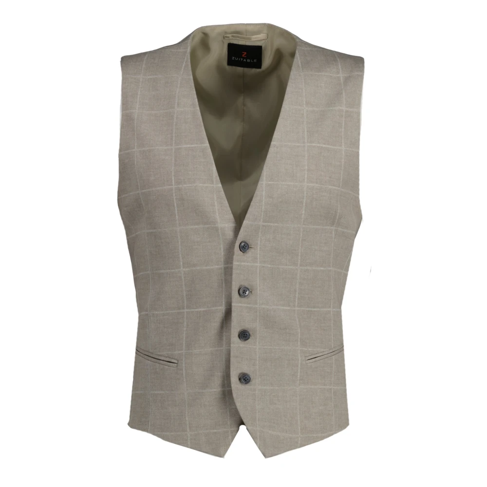Zuitable Lichtbruin Diwesley Vest Perfect voor bruiloft Brown Heren