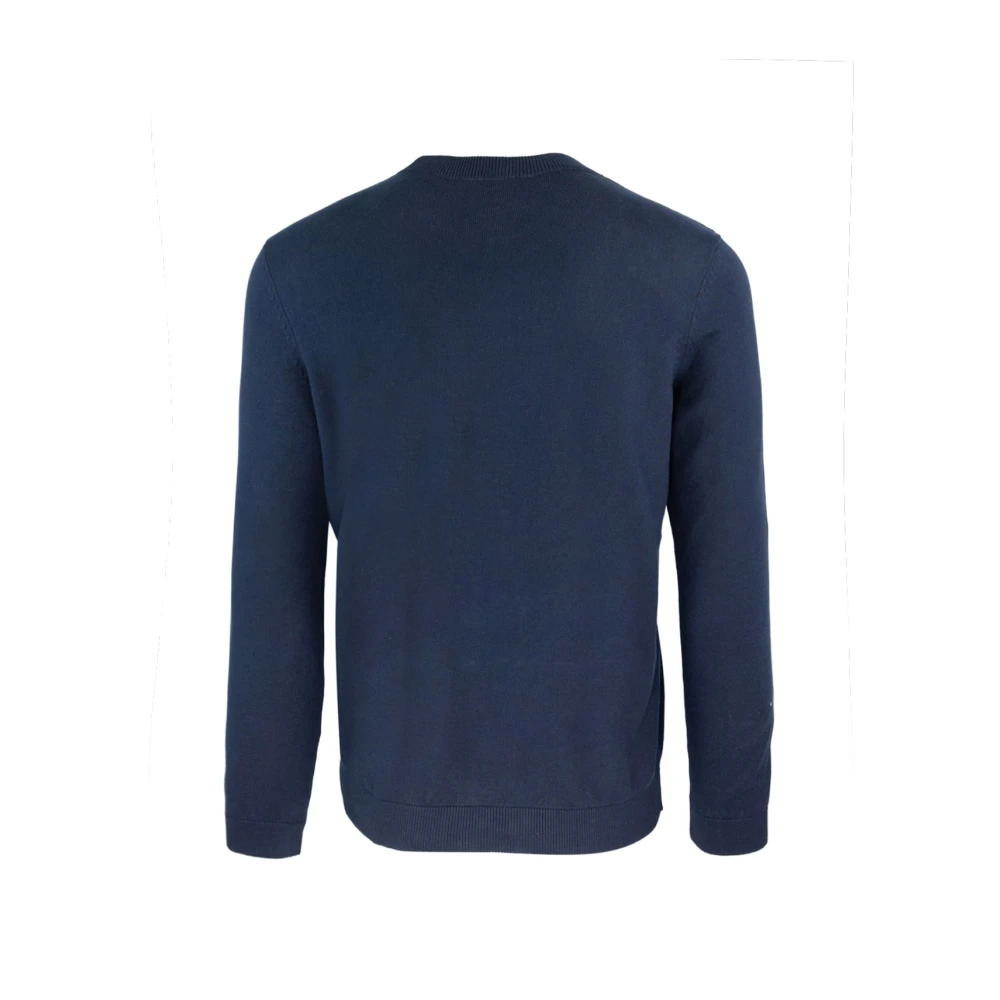 A.p.c. Crew Neck Sweater Blue Heren