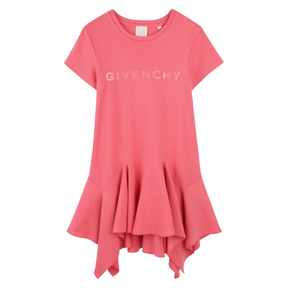 Givenchy Volangklänning i rosa Pink, Flicka