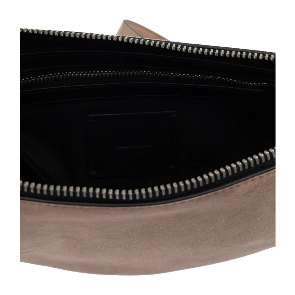 AllSaints Schoudertas Half Maan Beige Dames