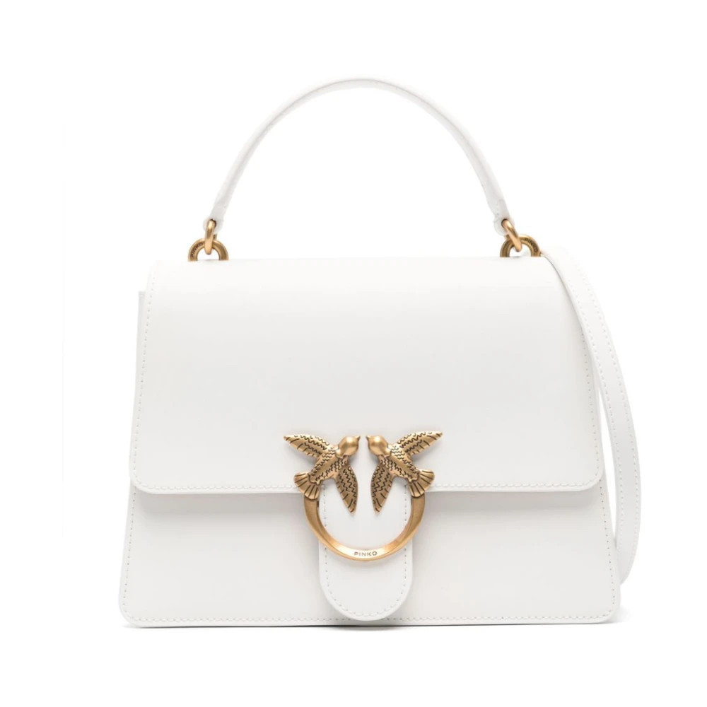 Pinko White Handbag - Female - Handbags - One Size - Bags