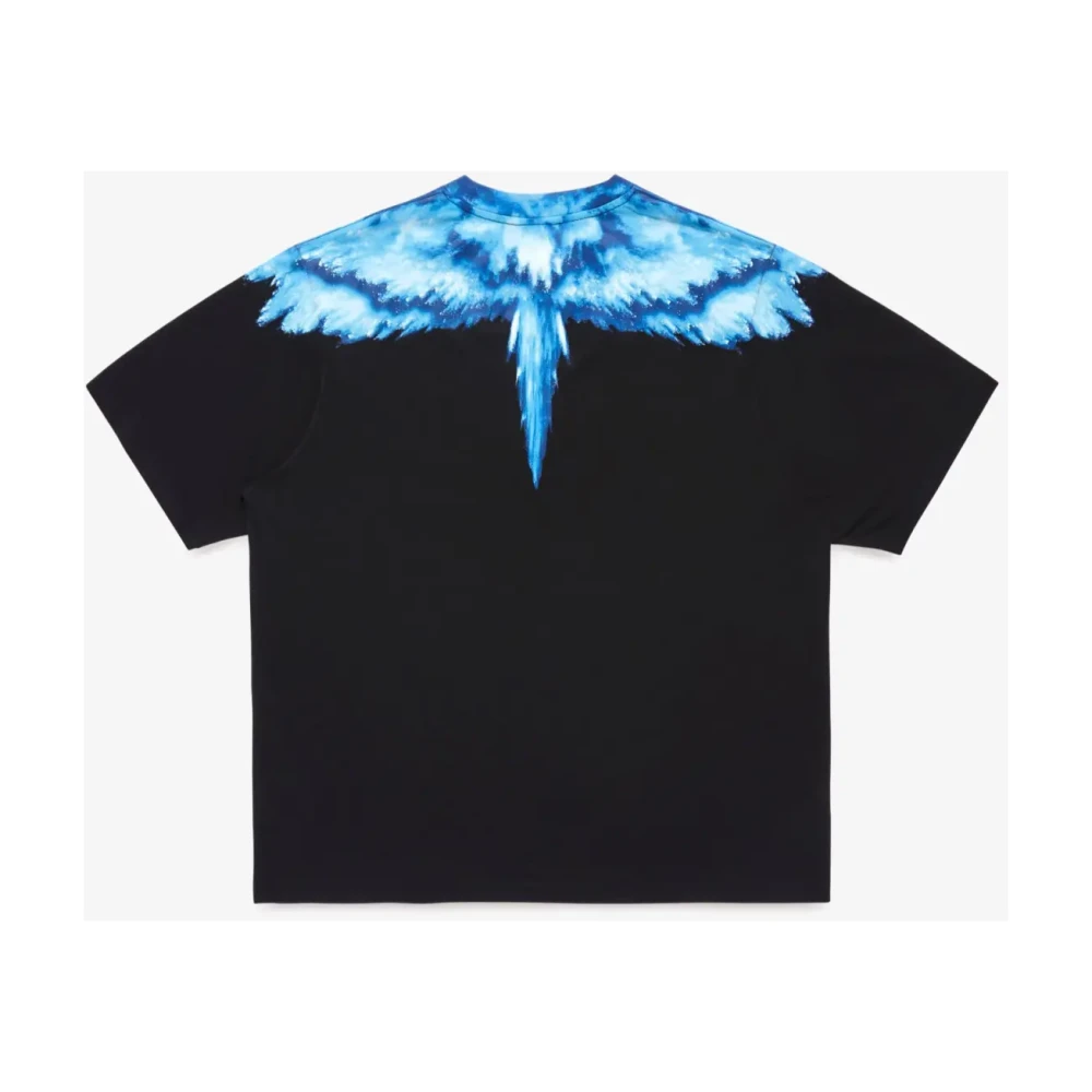 Marcelo Burlon Colordust Wings Oversized T-shirt Black Heren