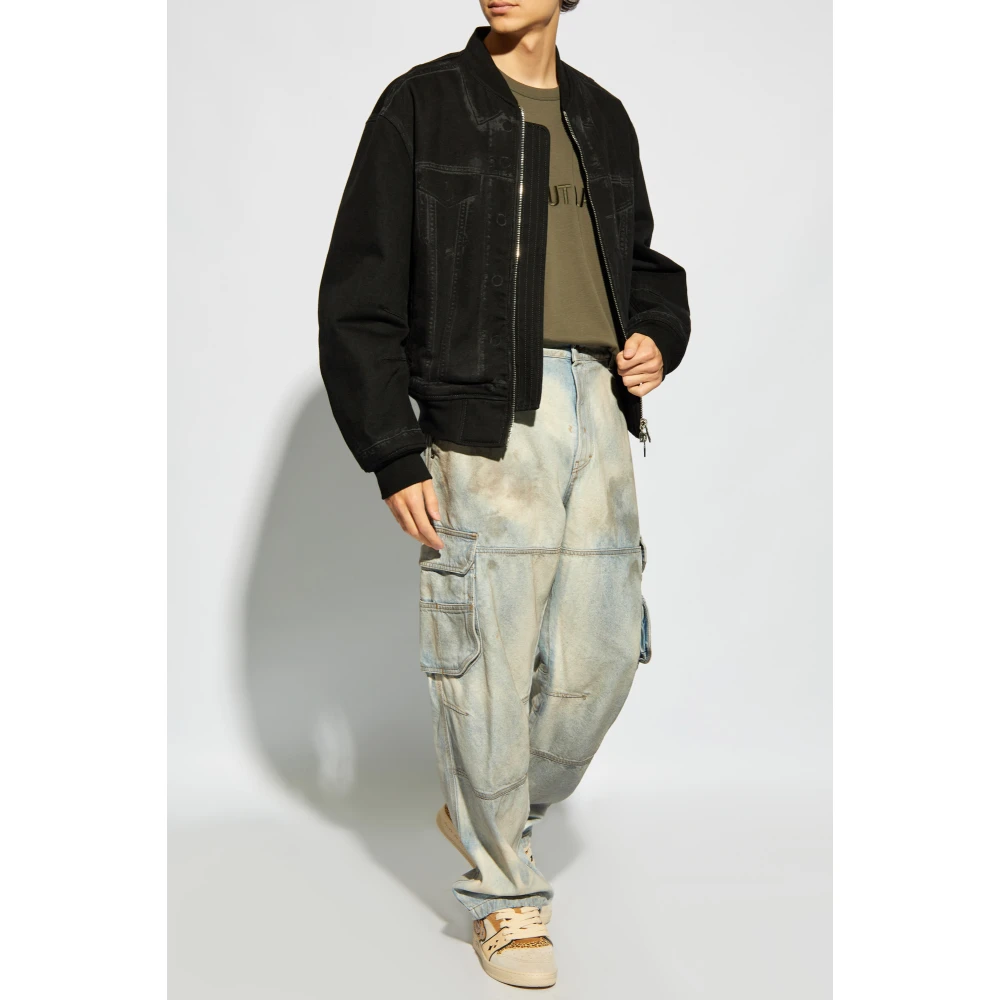Helmut Lang T-shirt met logo Green Heren