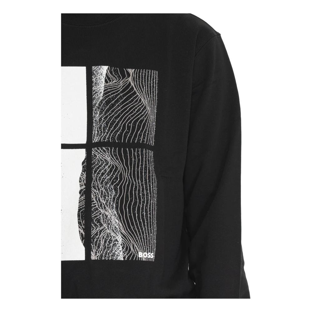 Boss Casual Sweatshirt Black Heren