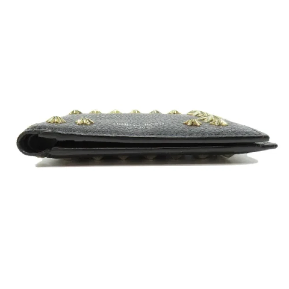 Jimmy Choo Pre-owned Leather wallets Black Dames