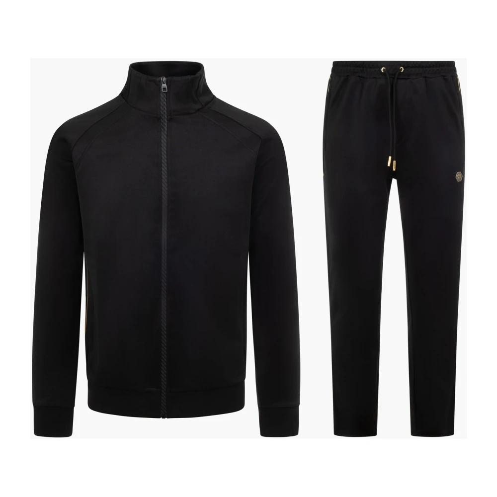 Cruyff Obsidian Trainingspak Heren Zwart Goud Black Heren