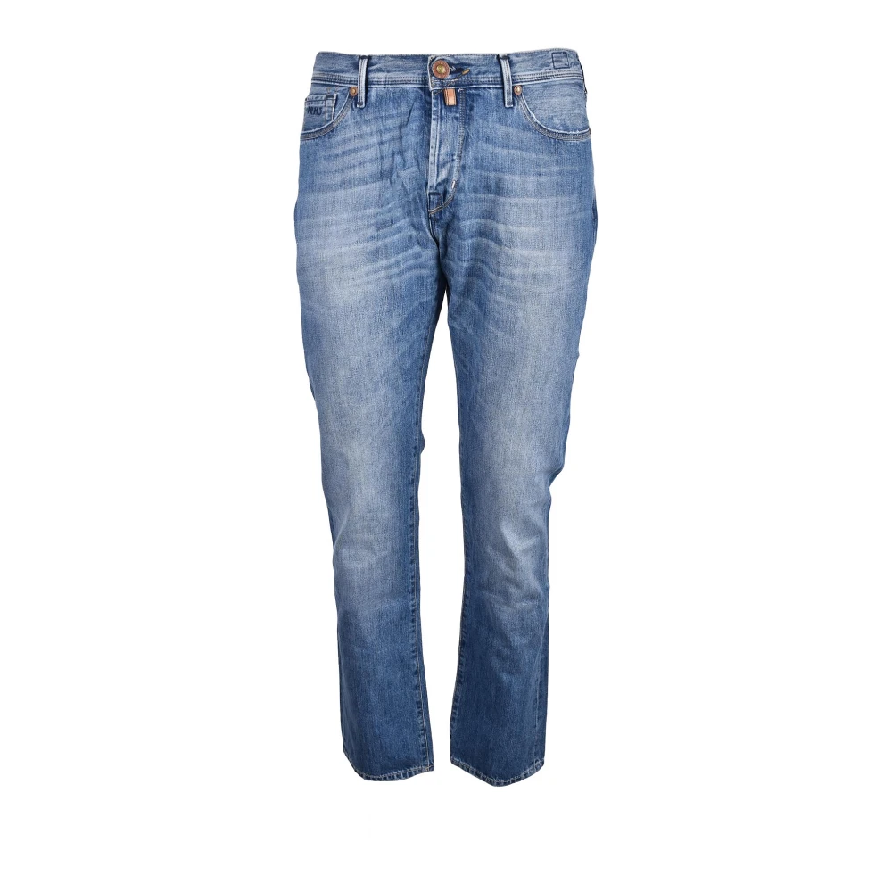 Jacob Cohën Blauwe Jeans voor Mannen Blue Heren