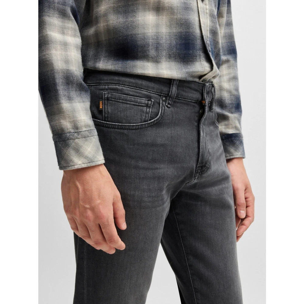 Hugo Boss Slim Onyx Zwarte Jeans Black Heren