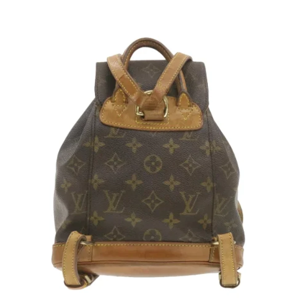 Louis Vuitton Vintage Pre-owned Canvas backpacks Brown Dames