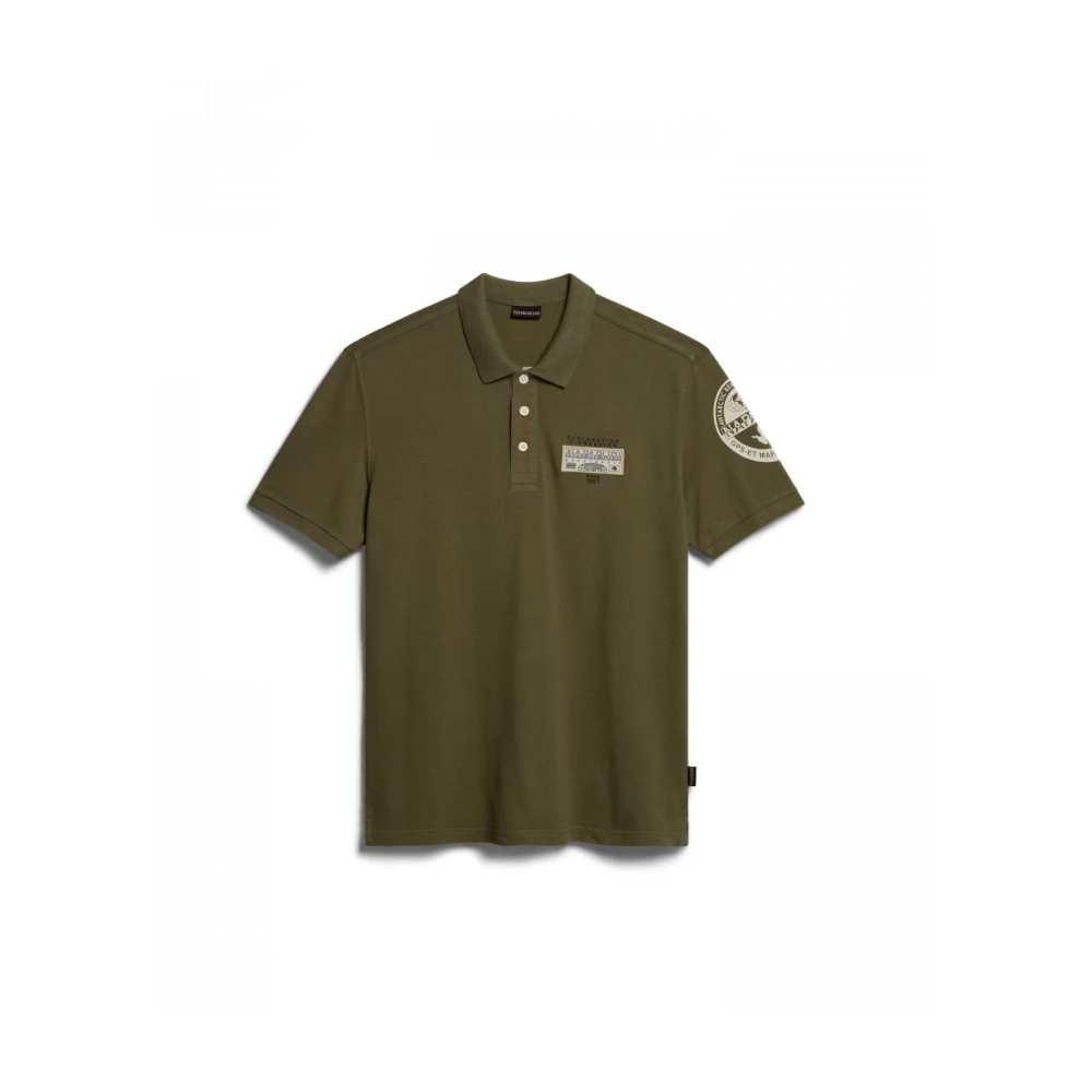 Napapijri Herr Grön Toppar L, Polo Shirts