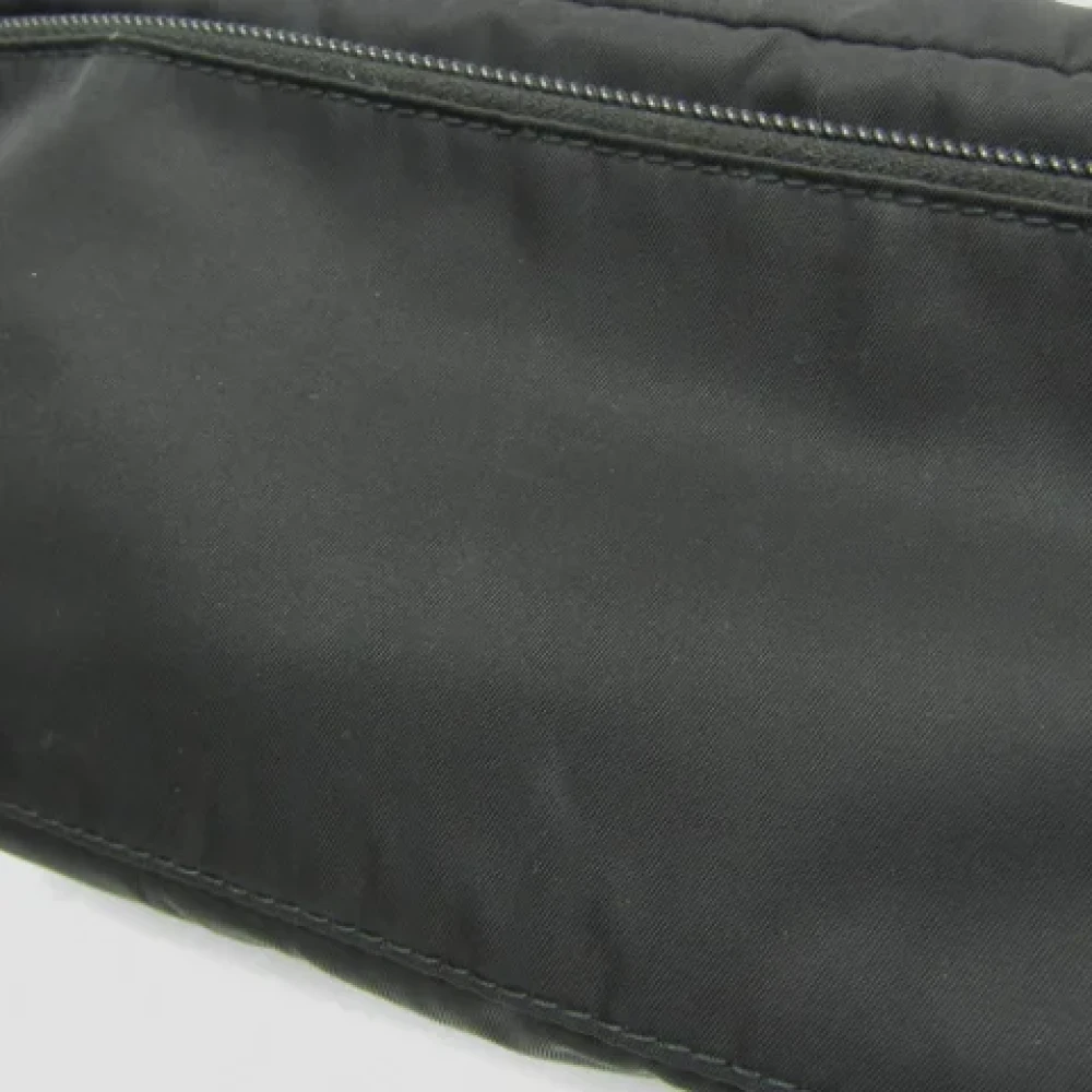 Prada Vintage Pre-owned Leather prada-bags Black Dames