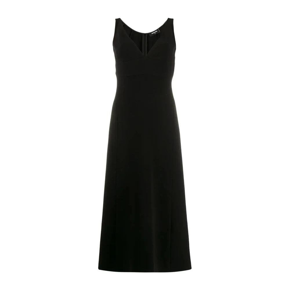 Dsquared2 Black Midi Dresses, Female, S, Midi Dress
