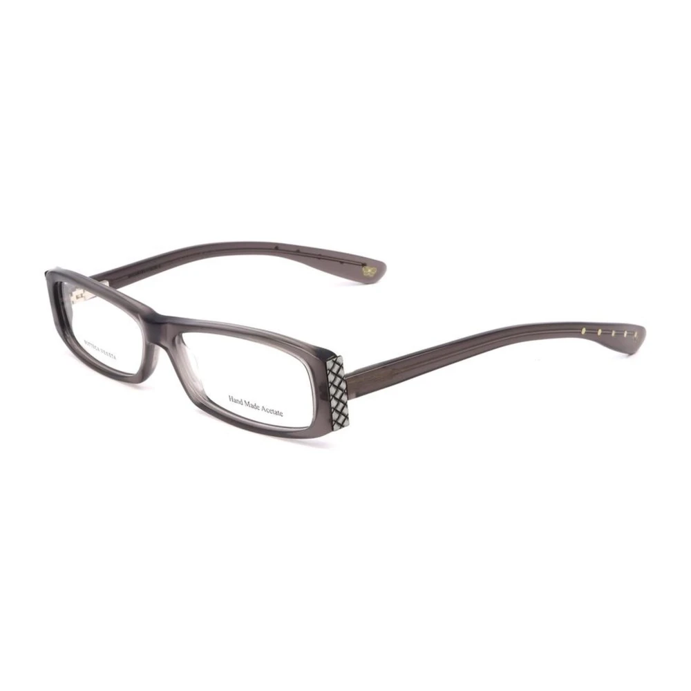 Bottega Veneta Grijze Acetaatframe Bril met Wijzerplaat Gray Dames