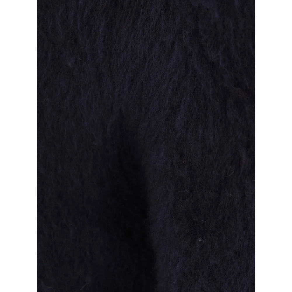 Roberto Collina Gezellig Gebreide Pullover Sweater Blue Heren