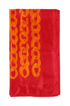 chain-print-silk-scarf