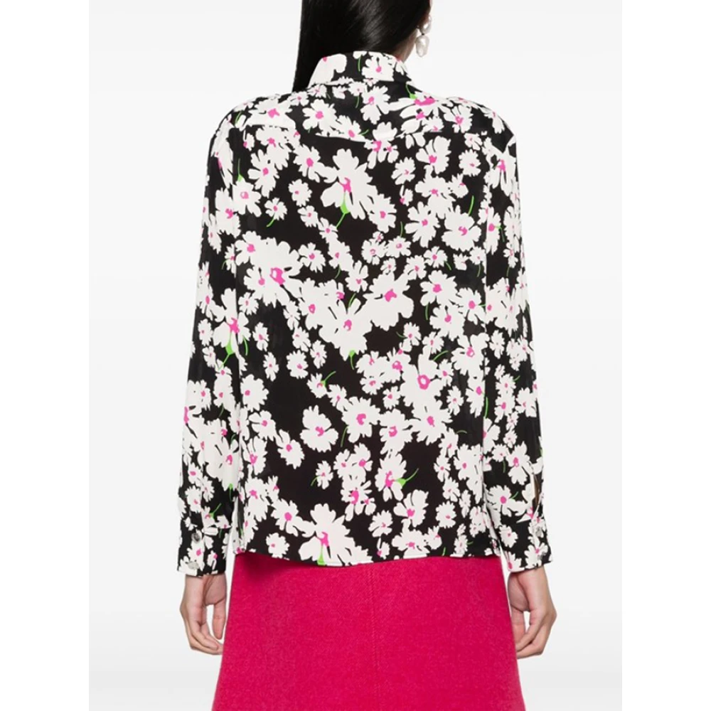 Msgm Bloemenprint knoopsluiting shirt Multicolor Dames