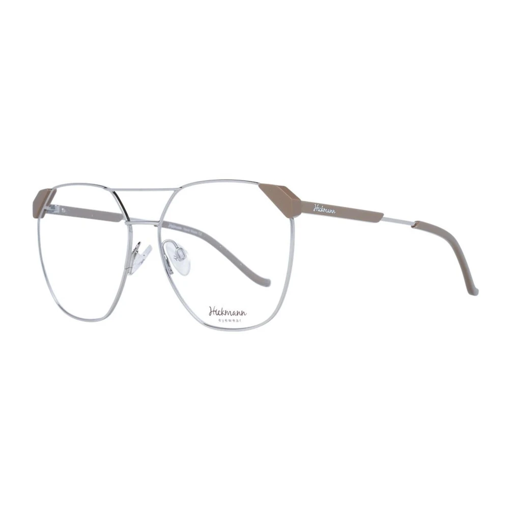 Ana Hickmann Zilveren Aviator Optische Frames met Demo Lenzen Gray Dames