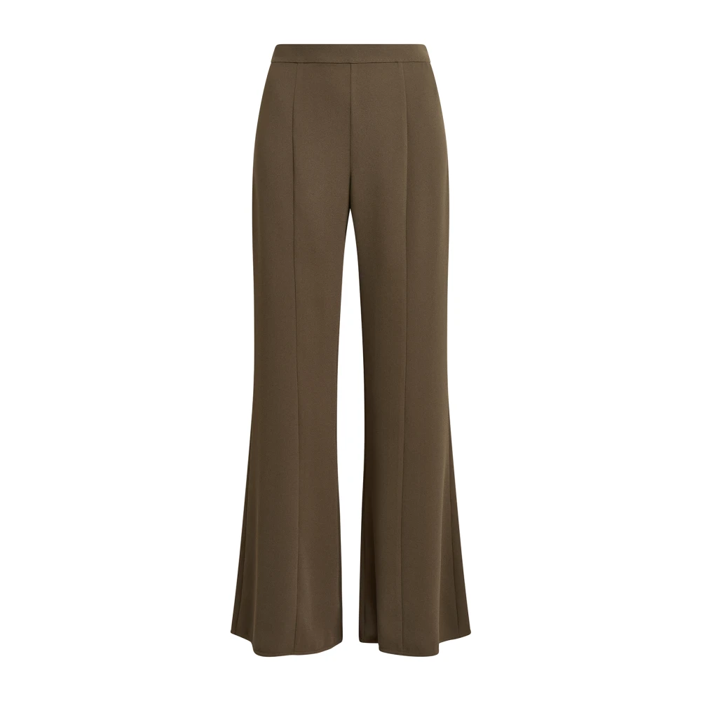 Maliparmi Elegante Crepe Broek Green Dames
