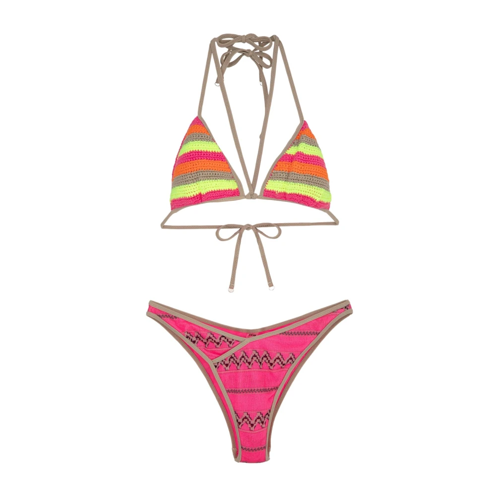 F**k Bikini Triangolo E Slip Americano Fisso Ethos Multicolor Dames