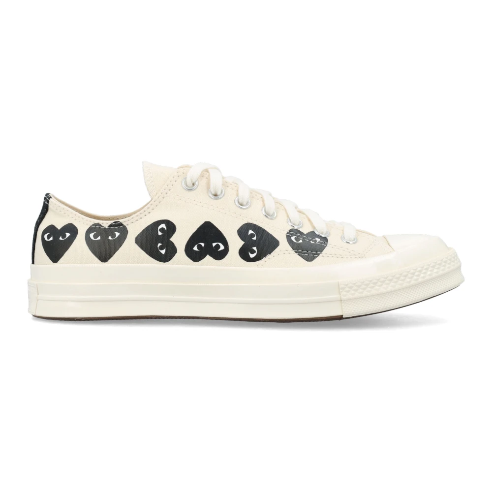 Comme des Garçons Play Chuck 70 Multi Heart Low Top Dames Schoenen Beige
