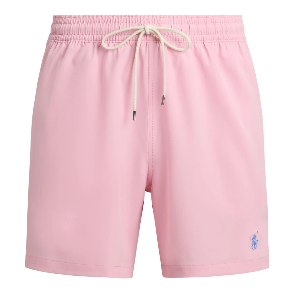 Ralph Lauren Men's Pink Traveler Classic Swim Boxer - Beachwear - S - Swimwear