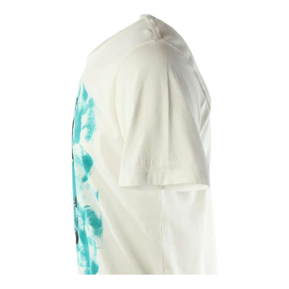 C.P. Company Heren Wit T-shirt White Heren