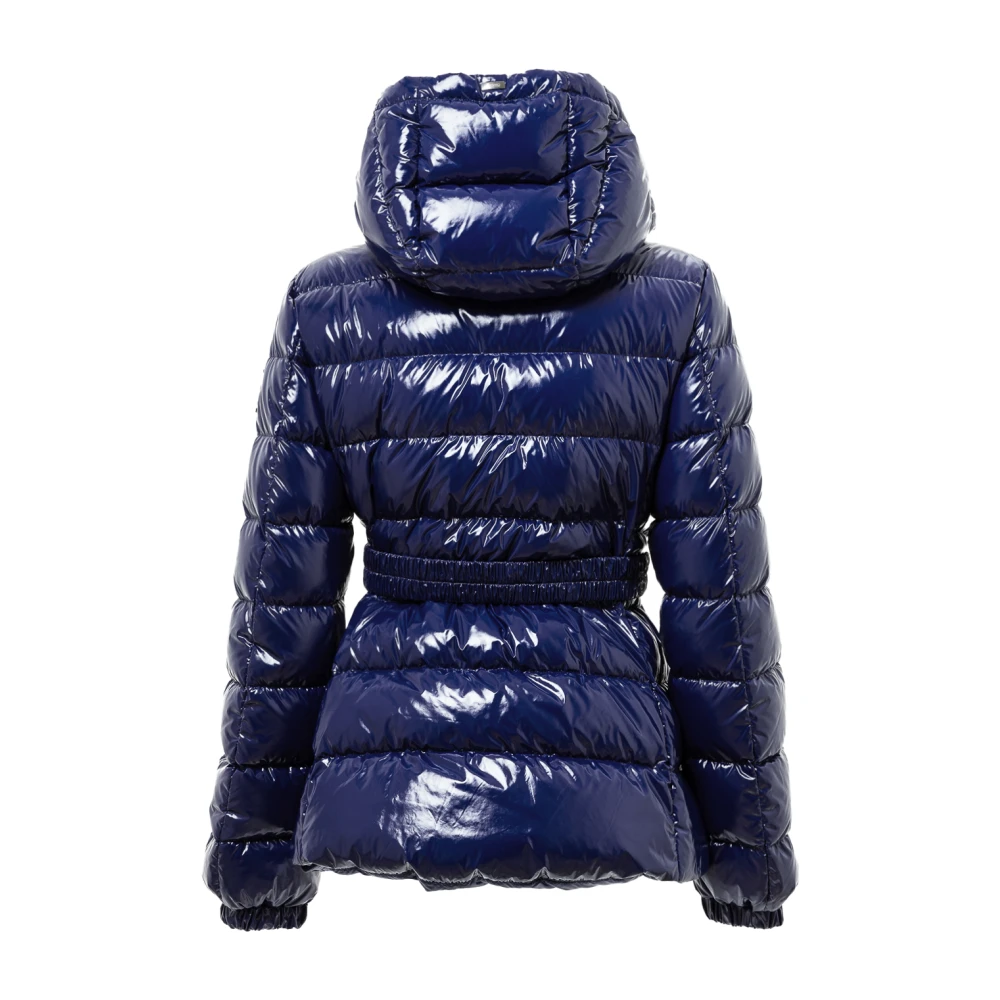 Herno Gewatteerde jas met afneembare riem Blue Dames