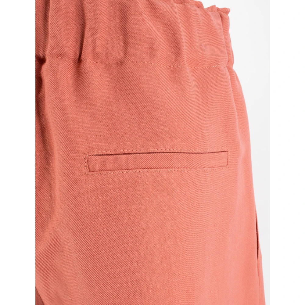 Antonelli Firenze Wijde Lijn Bermuda Shorts voor Lente Red Dames