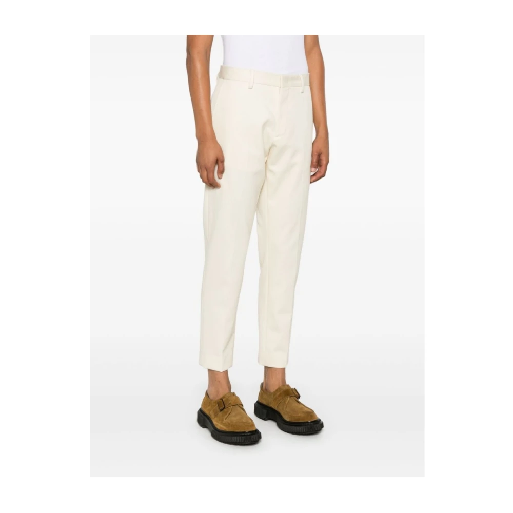 Low Brand Denim Chinos Ford Stijl Beige Heren