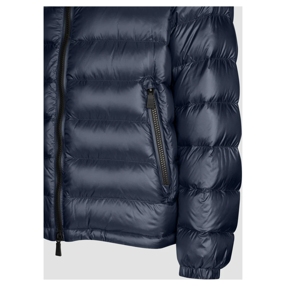 add Bomber IN Glanzend Nylon Blue Heren