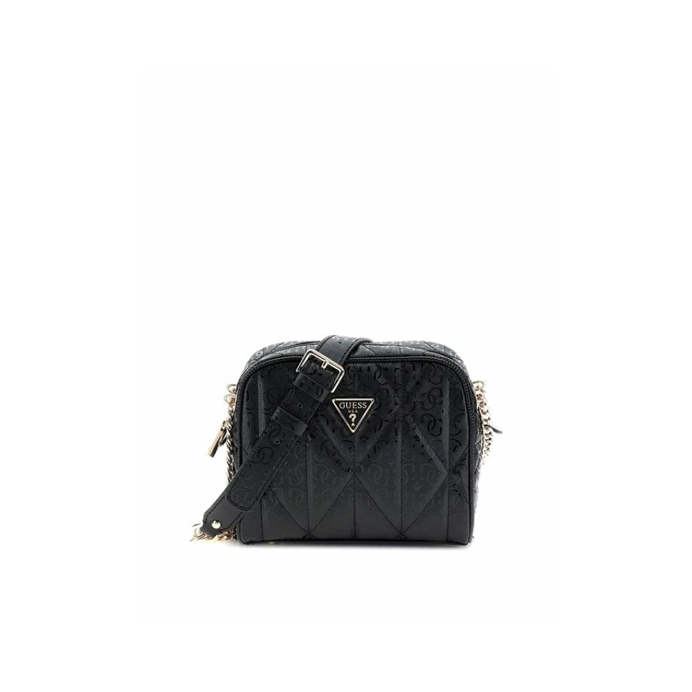 Guess Women's Black Aldina Camera Crossbody - Cross Body Bags - One Size - Bags