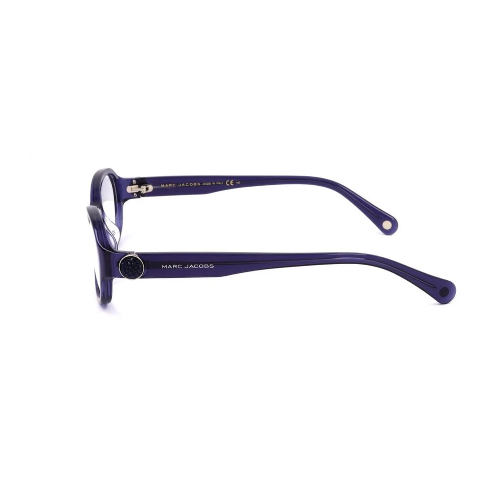 Marc Jacobs Transparante Blauwe Acetaatframebril Blue Dames