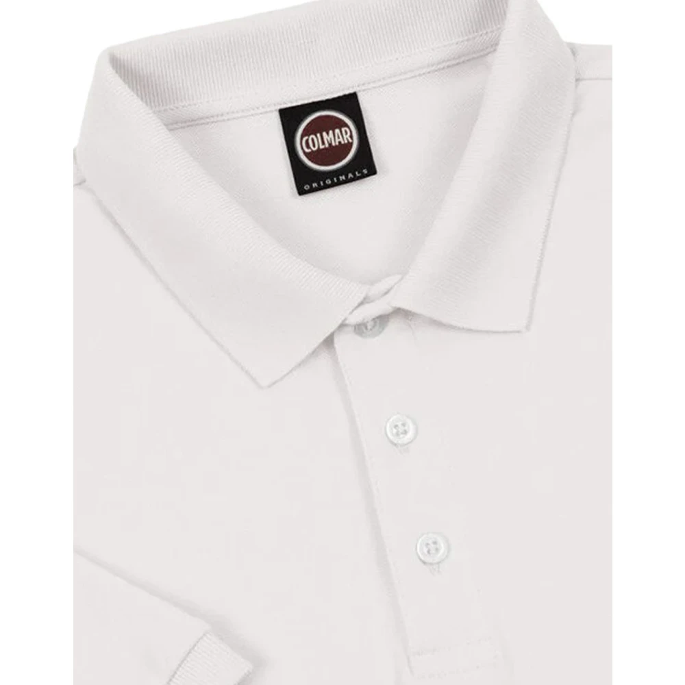 Colmar Slim Fit Polo Shirt White Heren