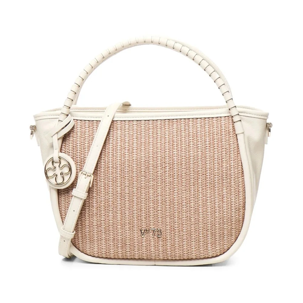 V73 Flaminia Natuurlijk Witte Schoudertas Beige Dames