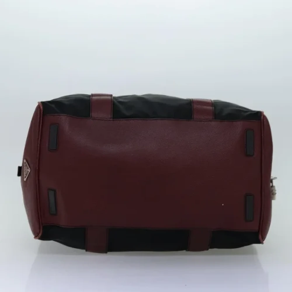 Prada Vintage Pre-owned Nylon travel-bags Black Dames