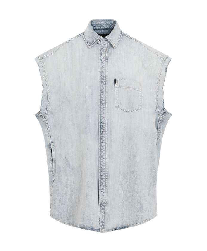 bleached-ring-ripped-sleeve-shirt