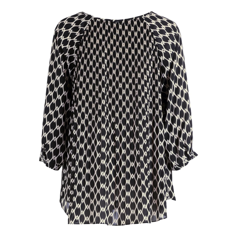 Betty Barclay Geplooide Blouse Black Dames