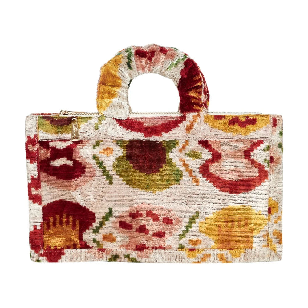 La Milanesa Multicolor Zijden en Katoenen Handtas Multicolor Dames