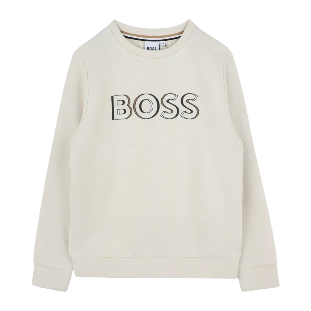 Hugo Boss Barn Crewneck Sweater Beige Beige, Pojke