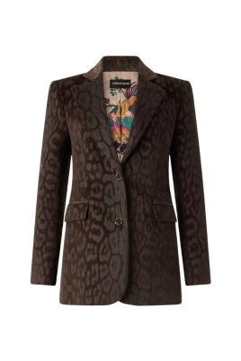 Jaguar Skin Corduroy Jacket