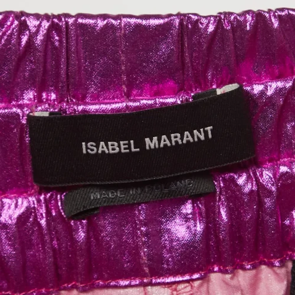 Isabel Marant Pre-owned Cotton bottoms Purple Unisex