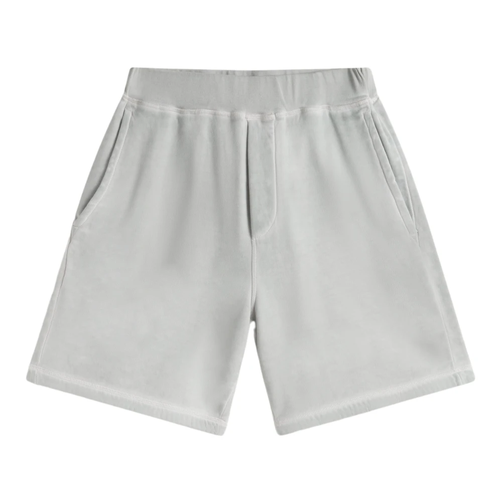 Dsquared2 Moderne en veelzijdige shorts met logo print Gray Heren