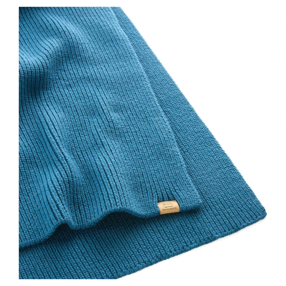 Woolrich Modieuze Sjaal voor Alle Gelegenheden Blue Dames