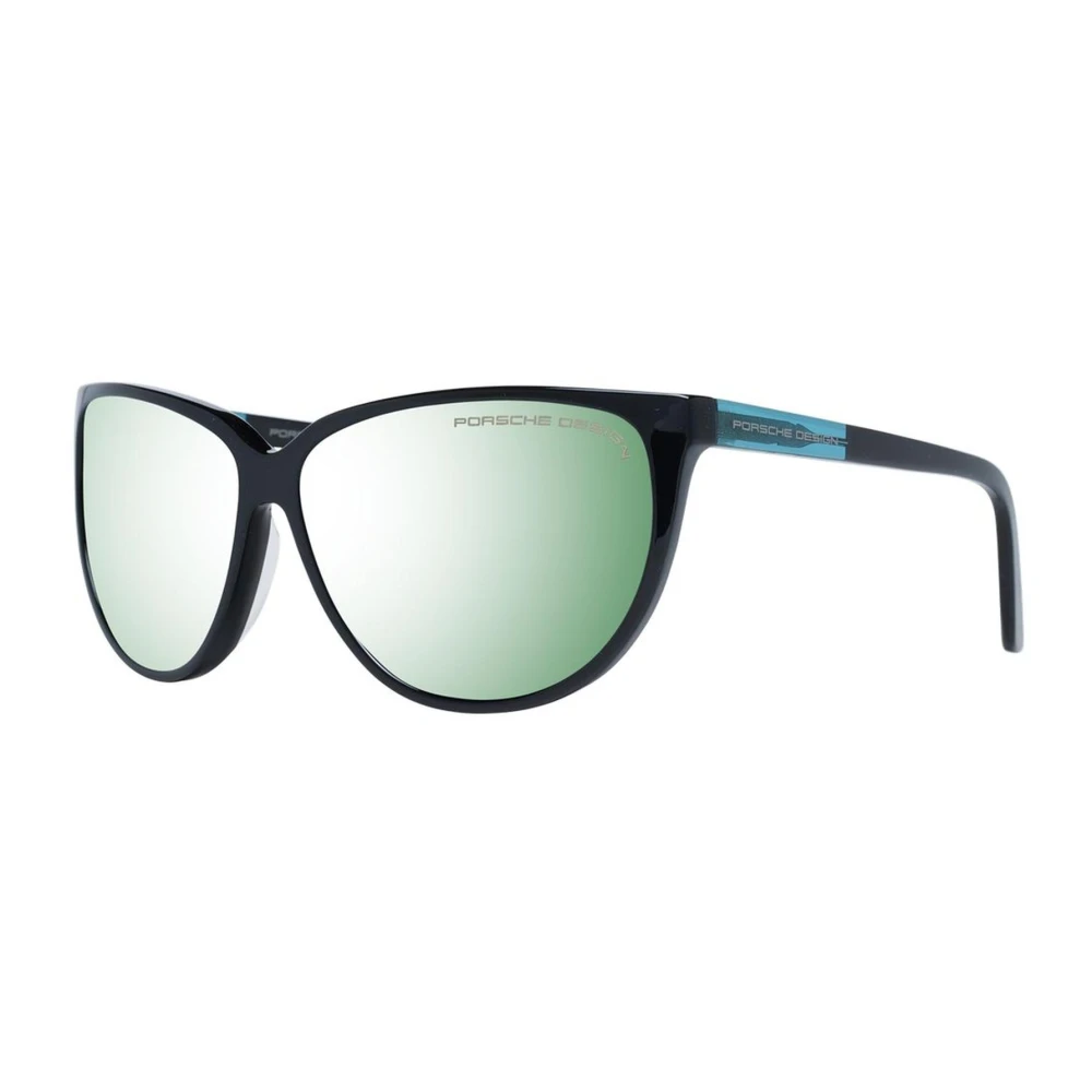 Porsche Design Women's Black Cat Eye Mirrored Sunglasses
