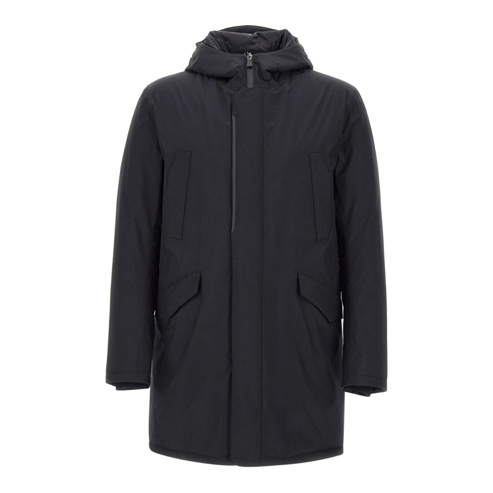 Herno Fishtail Gore 2Layer Parka in Zwart Black Heren