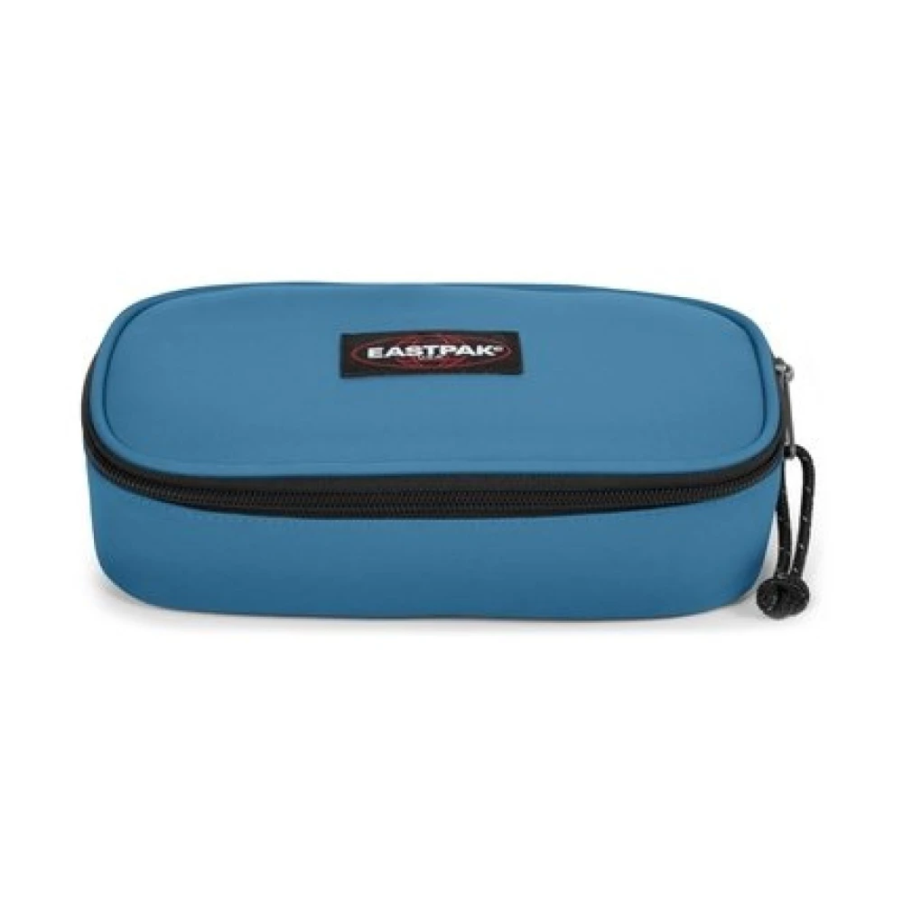 Eastpak Blauwe Ovale Pouch Geborduurd Logo Blue Dames