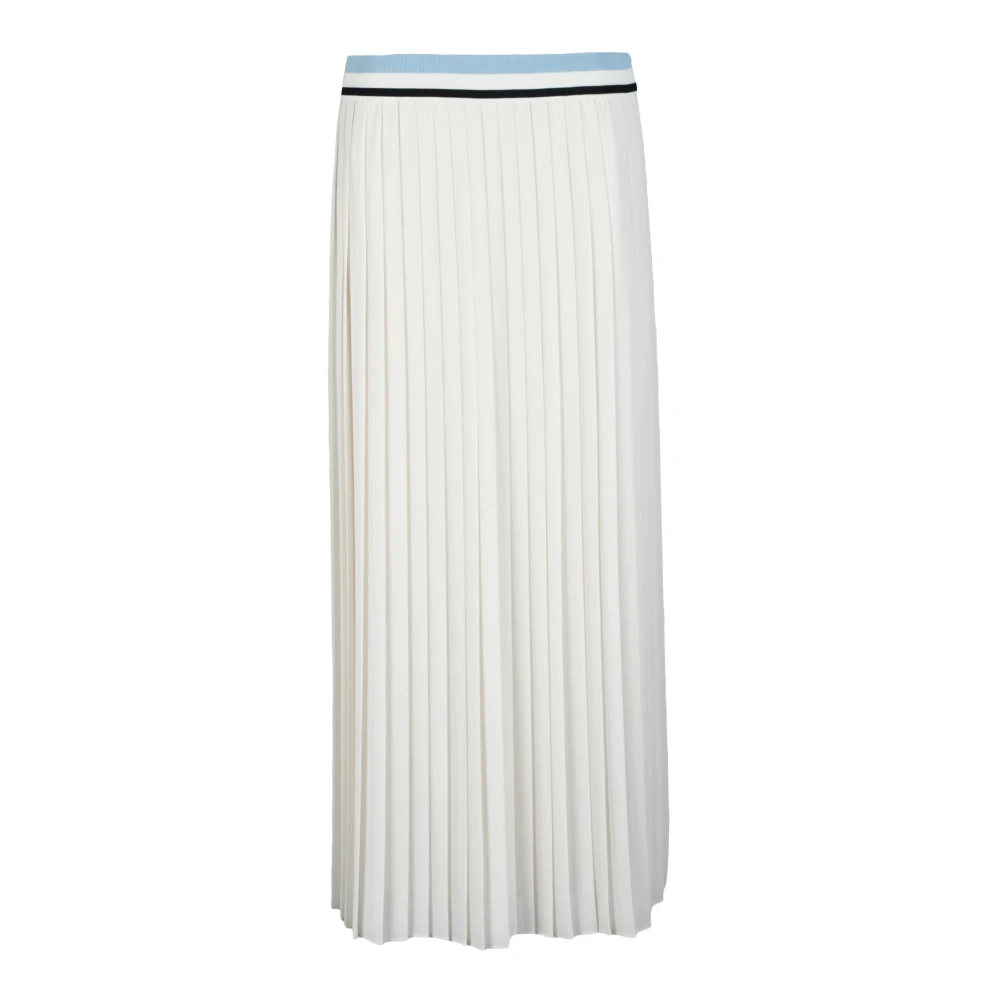 Moncler Stijlvolle Polyesterjas White Dames