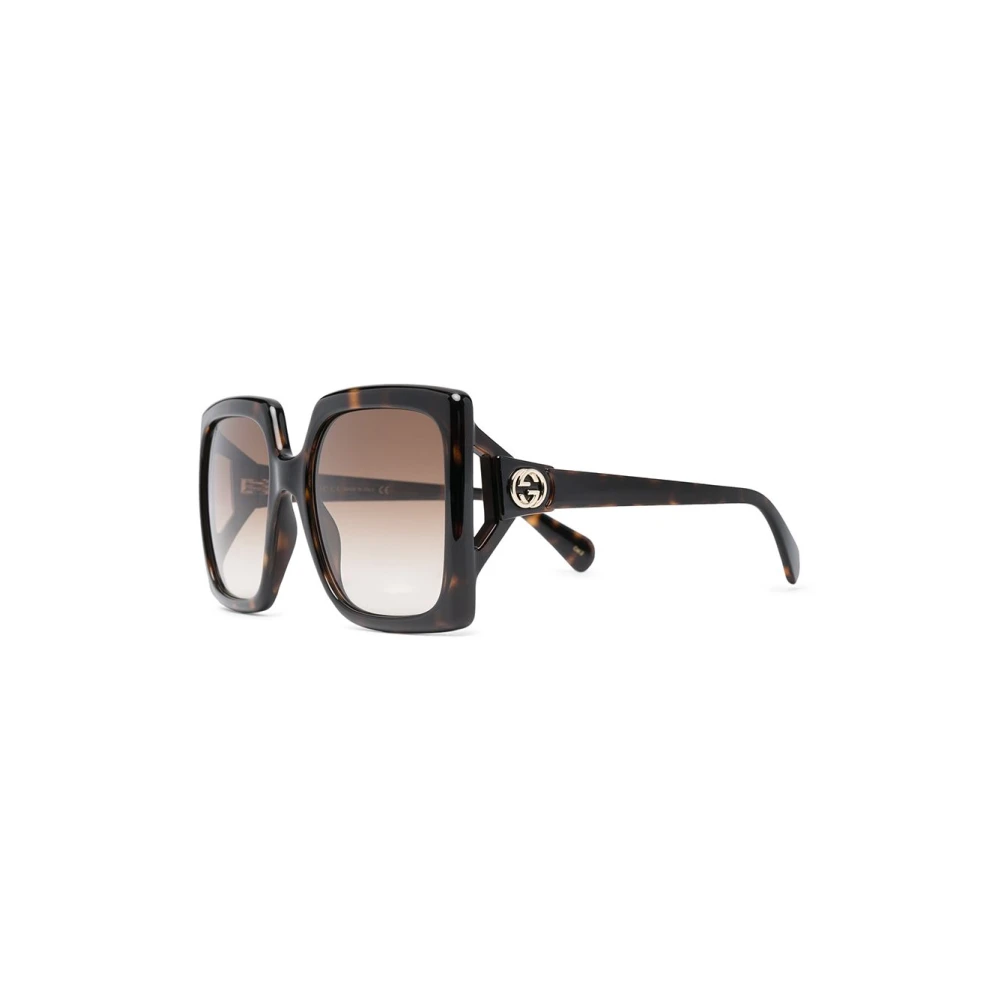 Gucci Brown Sunglasses, Female, 60 Mm, Sunglasses