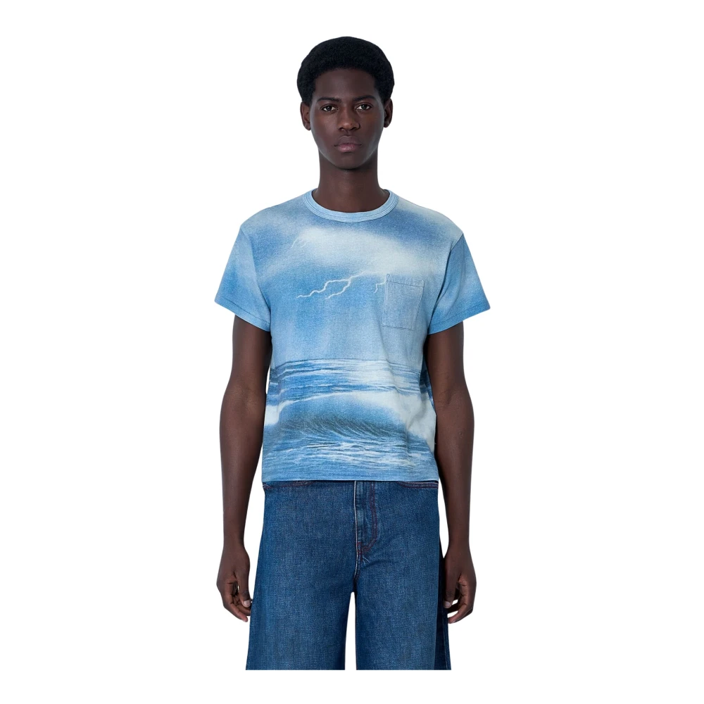 ERL - Tops > T-Shirts - Blue - ERL - Modalova