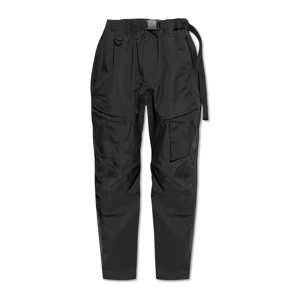 Y-3 Broek met logo Black Heren